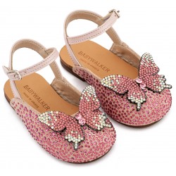 Βαπτιστικά Παπούτσια Babywalker EXC5857 Pink/ Ροζ Βαπτιστικά Παπούτσια Babywalker EXC5857 Pink/ Ροζ