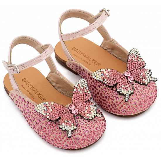 Βαπτιστικά Παπούτσια  Babywalker  EXC5857 Pink/ Ροζ