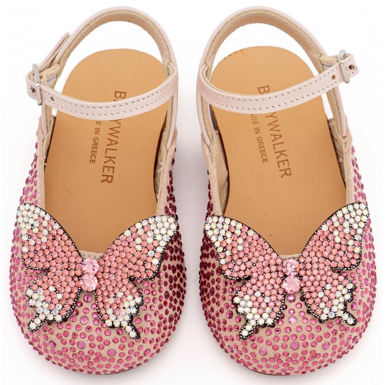 Βαπτιστικά Παπούτσια  Babywalker  EXC5857 Pink/ Ροζ