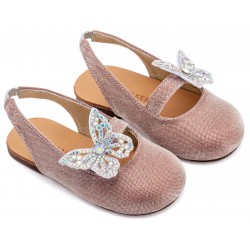 Βαπτιστικά Παπούτσια Babywalker EXC5881 Dusty Pink Βαπτιστικά Παπούτσια Babywalker EXC5881 Dusty Pink