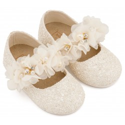 Βαπτιστικά Παπούτσια  Babywalker LU6118 Ivory /  Εκρού