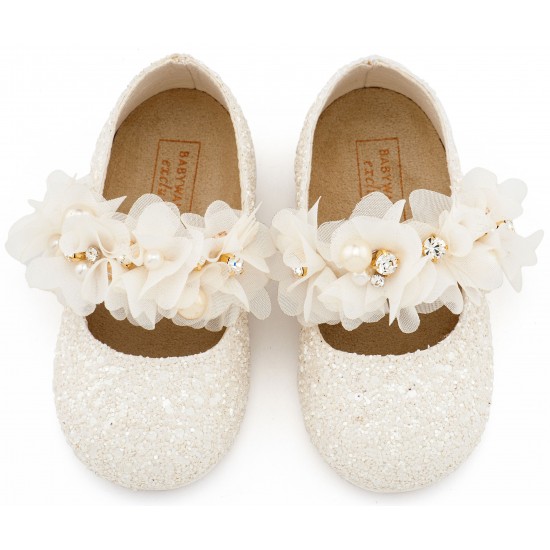 Βαπτιστικά Παπούτσια  Babywalker LU6118 Ivory /  Εκρού