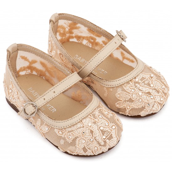 Βαπτιστικά Παπούτσια  Babywalker LU6128 Beige/ Μπεζ