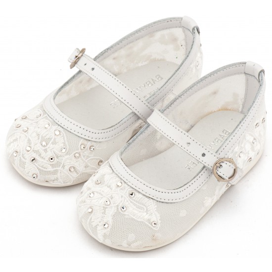 Βαπτιστικά Παπούτσια  Babywalker LU6128 White/ Λευκό