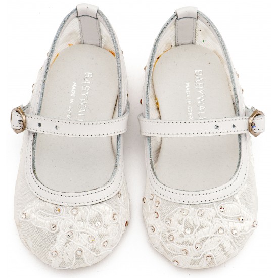 Βαπτιστικά Παπούτσια  Babywalker LU6128 White/ Λευκό
