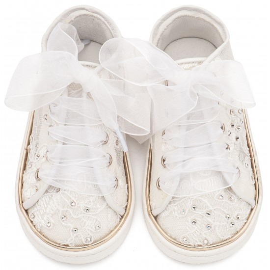 Βαπτιστικά Παπούτσια  Babywalker LU6129 White/ Λευκό