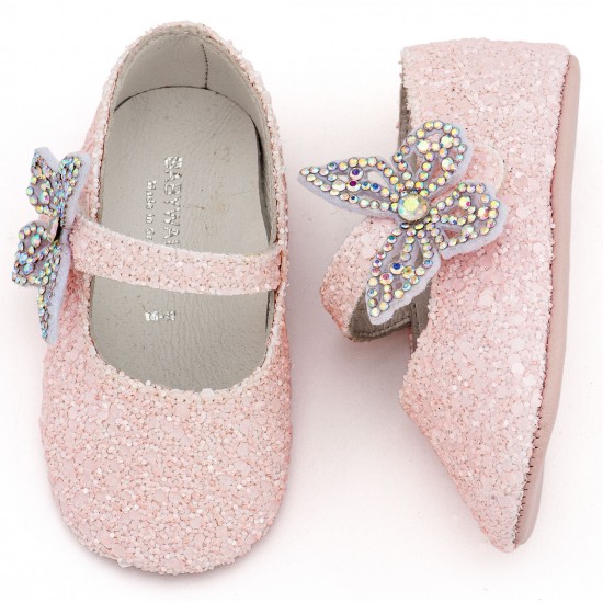 Βαπτιστικά Παπούτσια  Babywalker MI1658 Pink /Ροζ