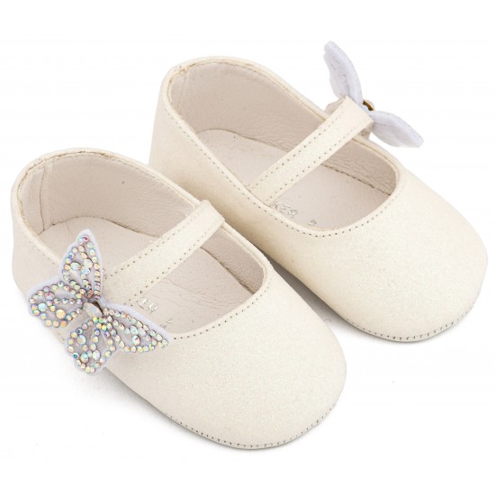 Βαπτιστικά Παπούτσια  Babywalker MI1658 White /Λευκό