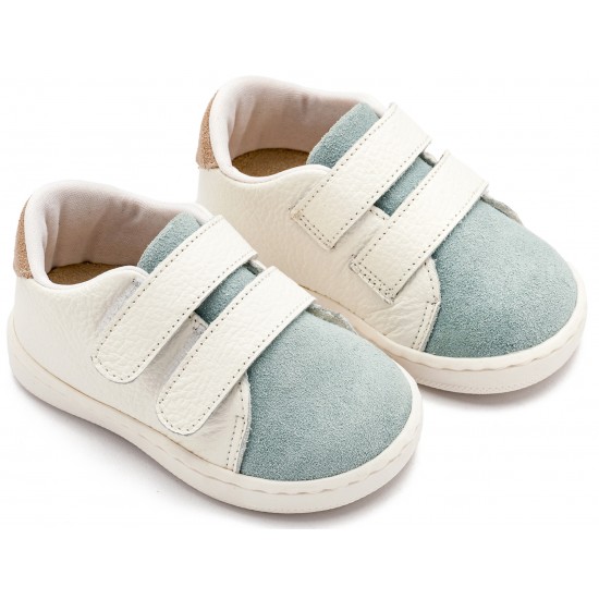 Βαπτιστικά Παπούτσια  Babywalker PRI2113 White - Beige - Mineral/ Λευκό - Μπεζ - Μίνεραλ