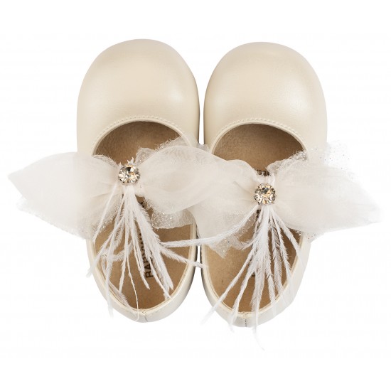 Βαπτιστικά Παπούτσια Babywalker BS3562 Ivory / Εκρου Βαπτιστικά Παπούτσια Babywalker BS3562 Ivory / Εκρου