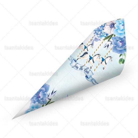 Χάρτινα Χωνάκια για Κέρασμα με Θέμα Καρουζέλ Χάρτινα Χωνάκια για Κέρασμα με Θέμα Καρουζέλ