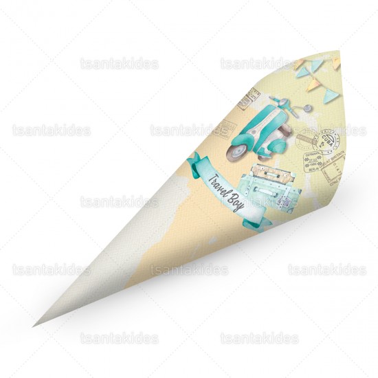 Χάρτινα Χωνάκια για Κέρασμα με Θέμα Βέσπα Χάρτινα Χωνάκια για Κέρασμα με Θέμα Βέσπα