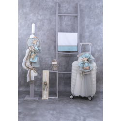 Σετ Βάπτισης για Αγόρι με Θέμα Ταξίδι στον Κόσμο