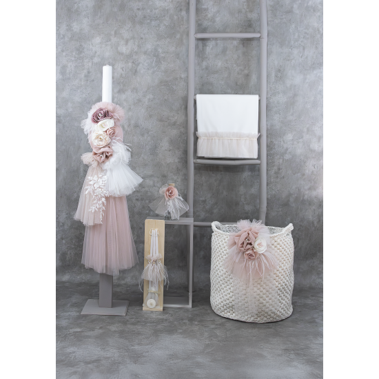 Σετ Βάπτισης με Θέμα  Vintage Rose