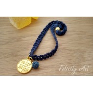 Μαρτυρικό Βάπτισης Βραχιόλι με Κωνσταντινάτο