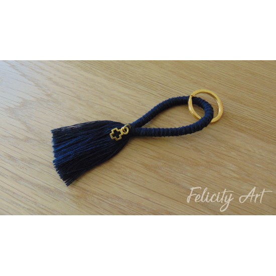 Μαρτυρικό Βάπτισης Μακραμέ Μπρελόκ